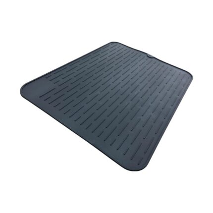 Tapete Escorredor de Silicone 40 cm Antiderrapante Cozinha Secagem Louça Durável Fácil Limpeza