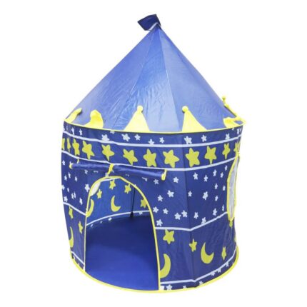 Barraca Infantil Castelo Azul Tenda Infantil Infantil Dobrável Brinquedo para Crianças Festa e Diversão