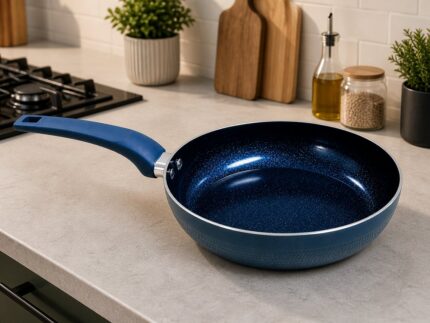 Frigideira Antiaderente cerâmica 24cm - Azul