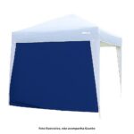 Parede para Gazebo Azul 3x3m Proteção Contra Sol e Chuva Tecido Resistente Azul - Imagem 3