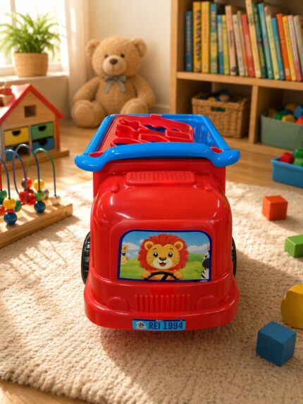 Kit Caçamba Infantil Didático Com Formas 7 Peças - Sortida