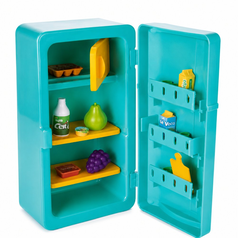695_prep_1778689109073_4-1.jpg Miniatura Geladeira infantil e Minis Cute 12 peças- Verde - Imagem 1