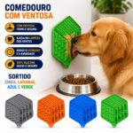 Comedouro Silicone com Ventosa para Pet - Sortido