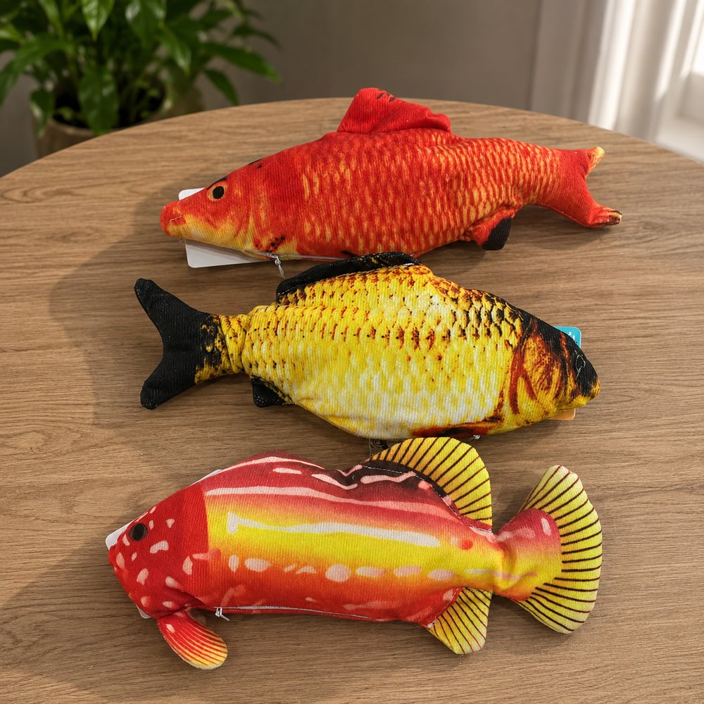 894809_prep_1779764870763_4-1.jpg Brinquedo Pelúcia Peixe com Movimentação 26cm - Imagem 1