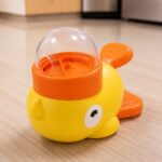 Petisqueira Alimentador de Pets Interativa Pato - Amarela - Imagem 2