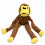 Brinquedo Pet Macaco Pelúcia com Apito 45cm
