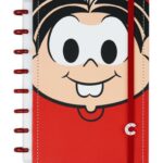 Caderno Inteligente SD Mônica Grande 80 Folhas - Vermelha