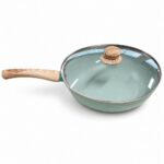 Kit Frigideira Nanocerâmico Granito com Tampa 28cm - Verde