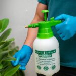Pulverizador de Pressão 1,5L Verde Manual Jardim Agrícola com Bico Ajustável