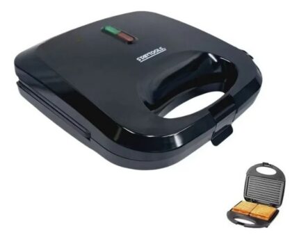 Sanduicheira Grill Elétrica 2 Em 1 750W 220V Antiaderente Prensa Dupla
