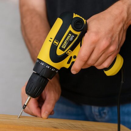 Parafusadeira Elétrica 127V 350W Compacta com Reversível e Velocidade Variável para Uso Doméstico e Profissional