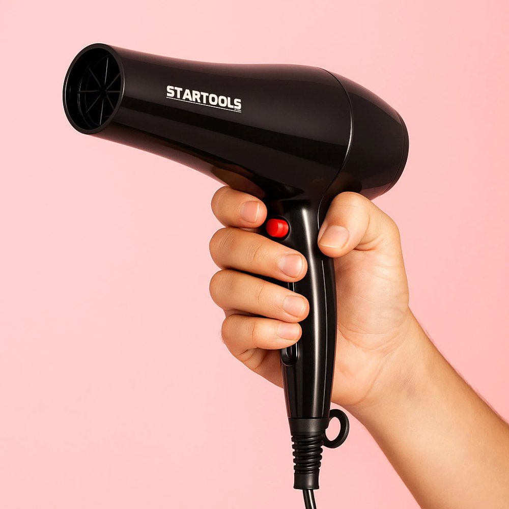 AR0883_prep_1779980865318_7-1.jpg Secador de Cabelo Profissional 1800W 127V Preto Modelador de Cabelos Rápido e Potente - Imagem 1