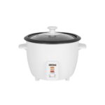 Panela de Arroz Elétrica 1,3L 127V Branca Timer Desligamento Automático Antiaderente
