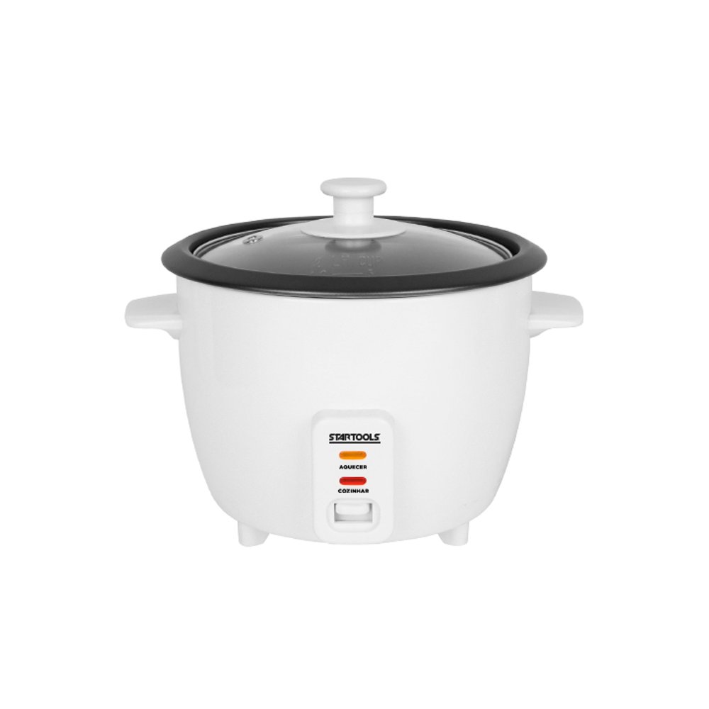 AR0983_prep_1779980865319_1-1.jpg Panela de Arroz Elétrica 1,3L 127V Branca Timer Desligamento Automático Antiaderente - Imagem 1