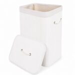 Cesto de Bambu com alcas e tampa 70L