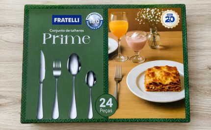Conjunto 24 Talheres Prime Inox