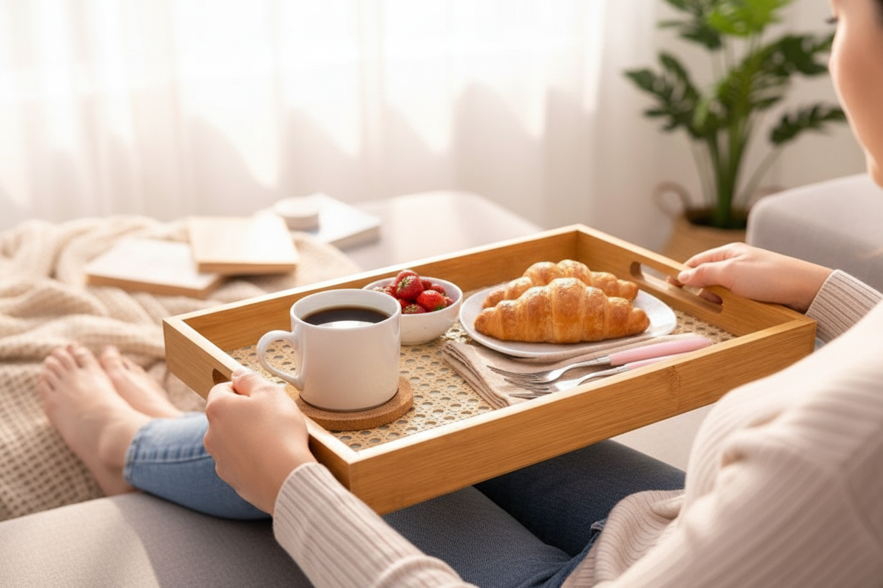 CO2315724_lifestyle_1_1777283771780.png Bandeja de Bambu Palha Retangular - Imagem 1