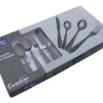 Faqueiro Jogo Talheres Black Aço Inox 24 Peças Sunshine
