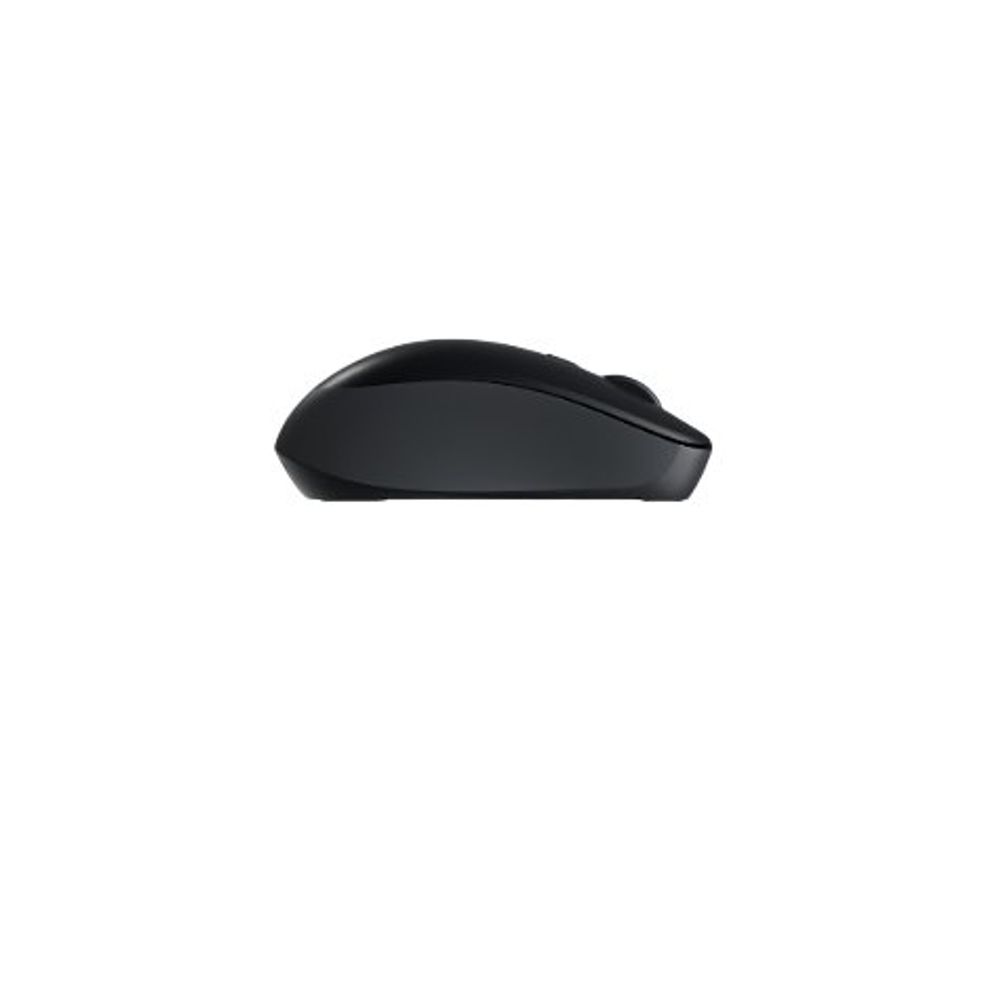 Mouse Óptico Sem Fio 1600DPI Cinza Preto USB Receptor Wireless Ergonomico - Imagem 3