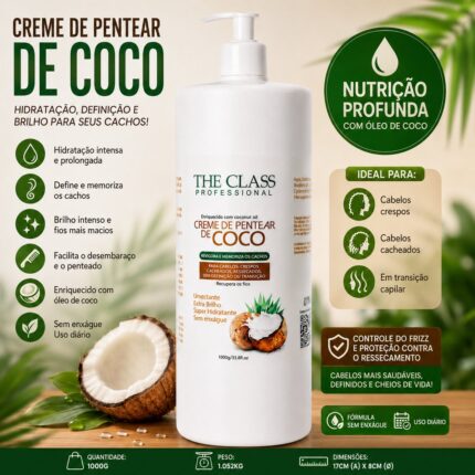 Creme de Pentear de Coco 1 Litro