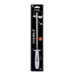 Chaira para Faca 8'' Aço Inox Profissional 23 cm Amolador Faca Culinária Peixe Carne