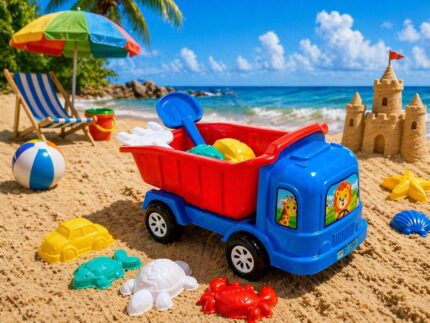 Caminhão infantil Areia 6 peças - sortido