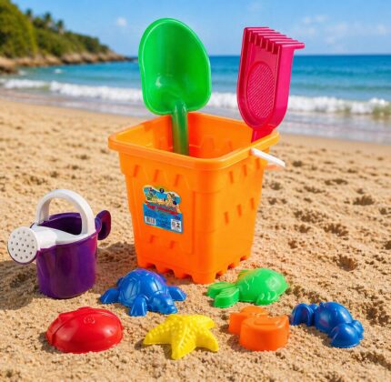 Kit Balde de Praia Infantil 10 Peças