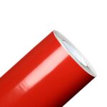 Papel Adesivo Contact Vermelho 10 Metros Autoadesivo Decoração Revestimento Móveis Durável - Imagem 5