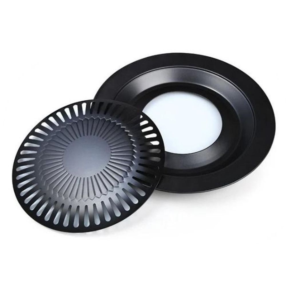 Churrasqueira de Fogão TopGrill 32 cm Preta Sem Fumaça Grill Portátil Fácil Limpeza - Imagem 9