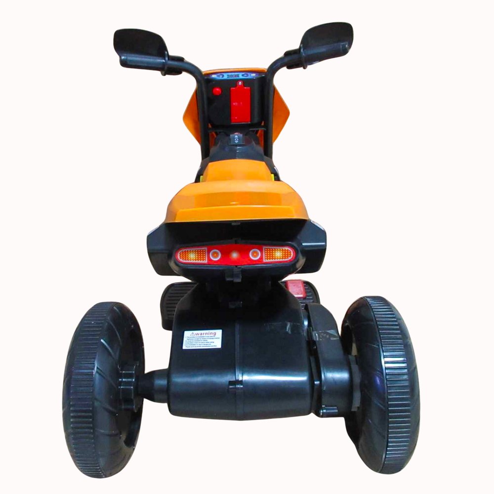 Moto Elétrica Infantil Cross com Luz - Laranja - Imagem 2
