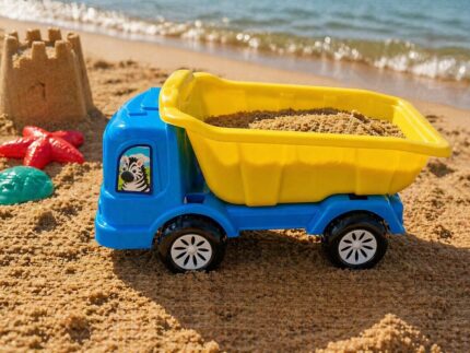 Kit Carrinho Caçamba Infantil com Balde 7 Peças
