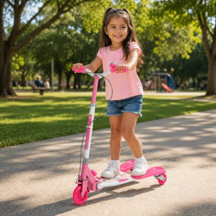 Patinete Infantil Dobrável - Rosa