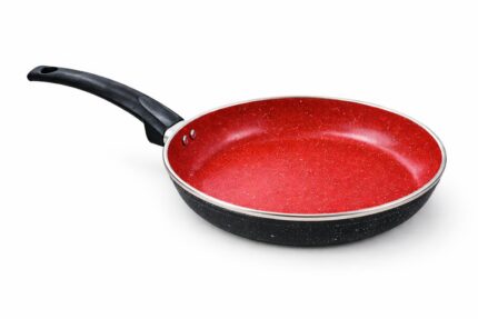 Frigideira Antiaderente 28cm Alumínio Vermelho e Preto FRATELLI Black Red Max Chef