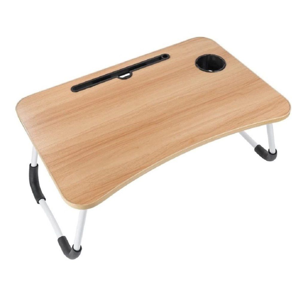Mesa para Notebook Portátil Dobrável Sortida com Regulagem de Altura e Suporte Antiderrapante - Imagem 2