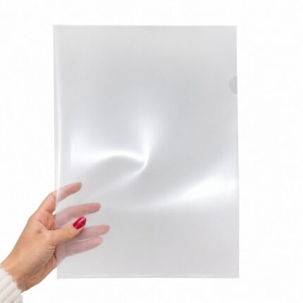 Kit 10 Pastas L Transparente para Arquivos em Polipropileno DELLO
