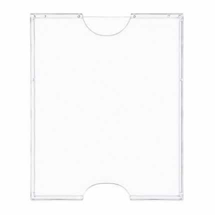 Quadro de Avisos Rígido A4 Transparente com Fita Dupla Face para Fixação - DELLO