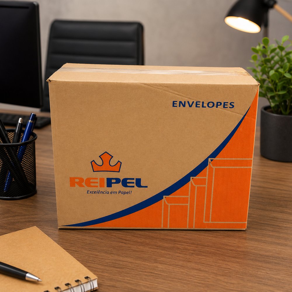 Caixa com 250 Envelopes Brancos 240x340 mm - Papel Resistente REIART - Imagem 3