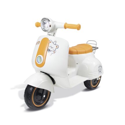 Moto Elétrica Infantil 3 Rodas com Luz, Som, Acelerador de Pé, Frente e Ré - Pimpi