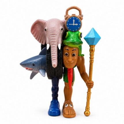 Boneco Brainrot Colecionável Importudo - Figura Colorida em PP e Vinil 15cm