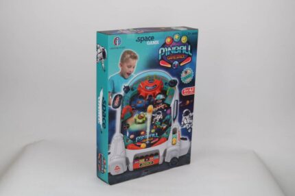 Jogo Pinball Game Space Infantil com Bolinhas - Tema Espacial, 2 a 4 Jogadores, Importudo