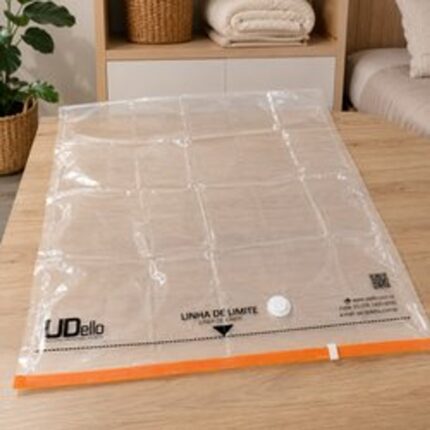 Saco a Vácuo DELLO M 45x65cm com Válvula para Armazenamento de Roupas e Têxteis
